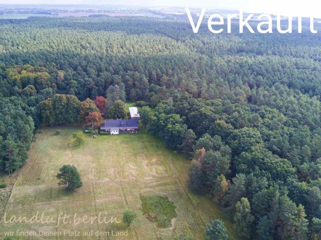 Forsthaus auf großer einsamer Waldlichtung auf Usedom zu verkaufen