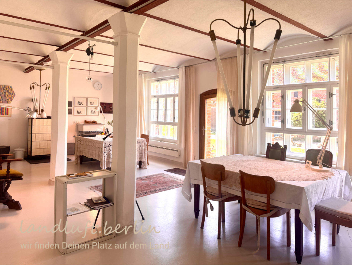 Atelier im Oststall, Blick auf den Hof