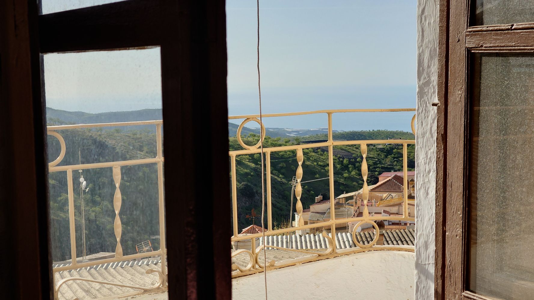 Blick aus dem Wohnzimmer