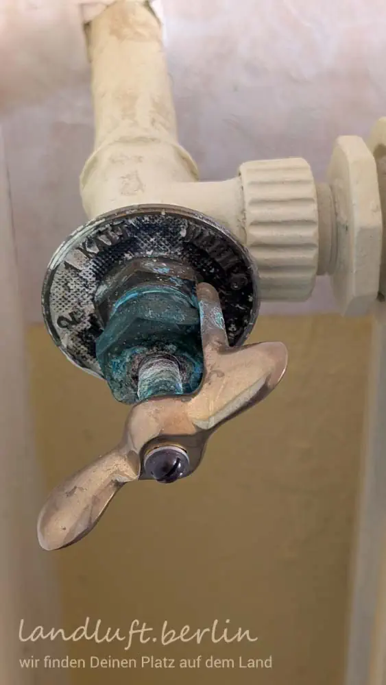 Messingventil Gussheizkörper