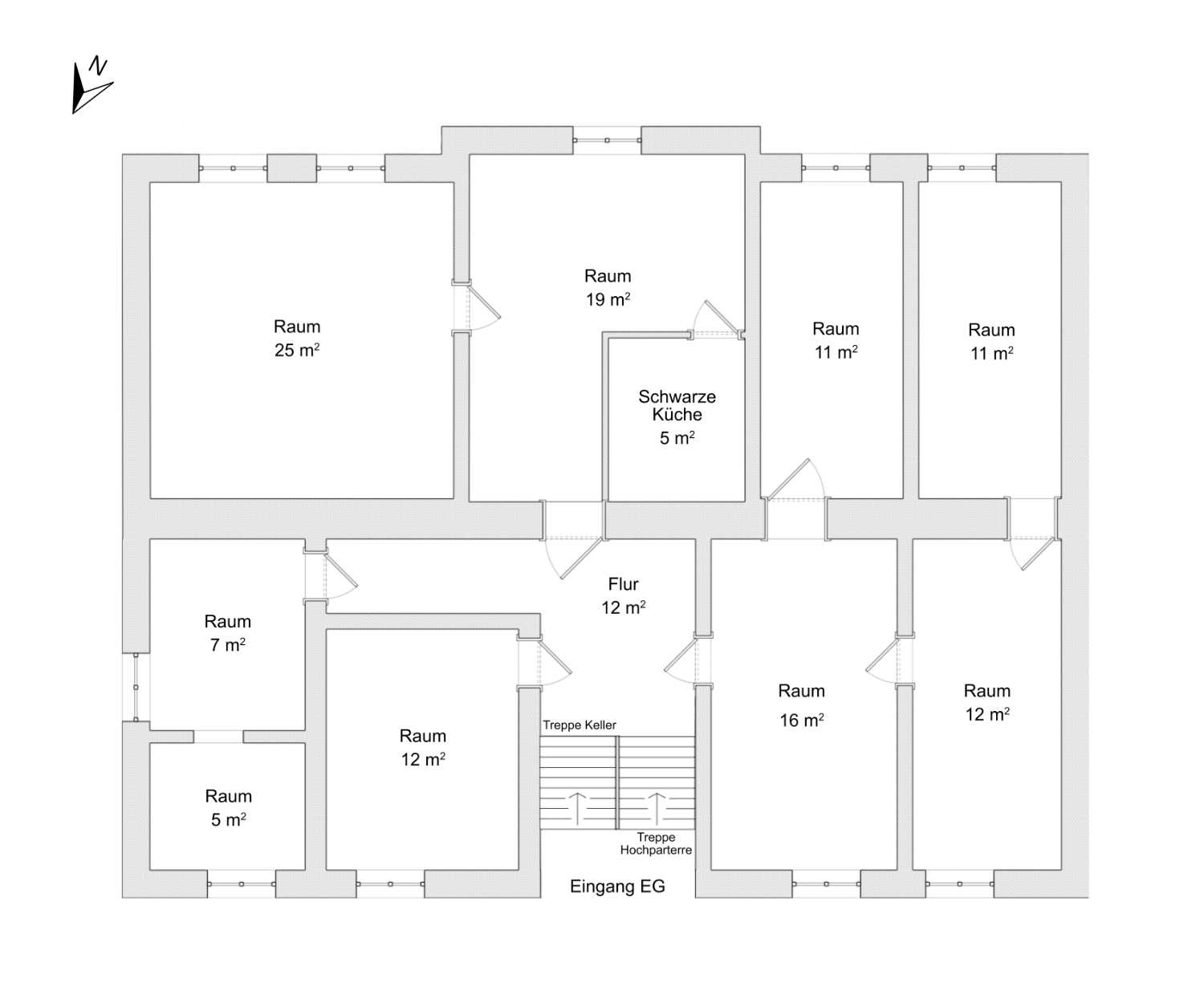 Grundriss Keller Wohnhaus