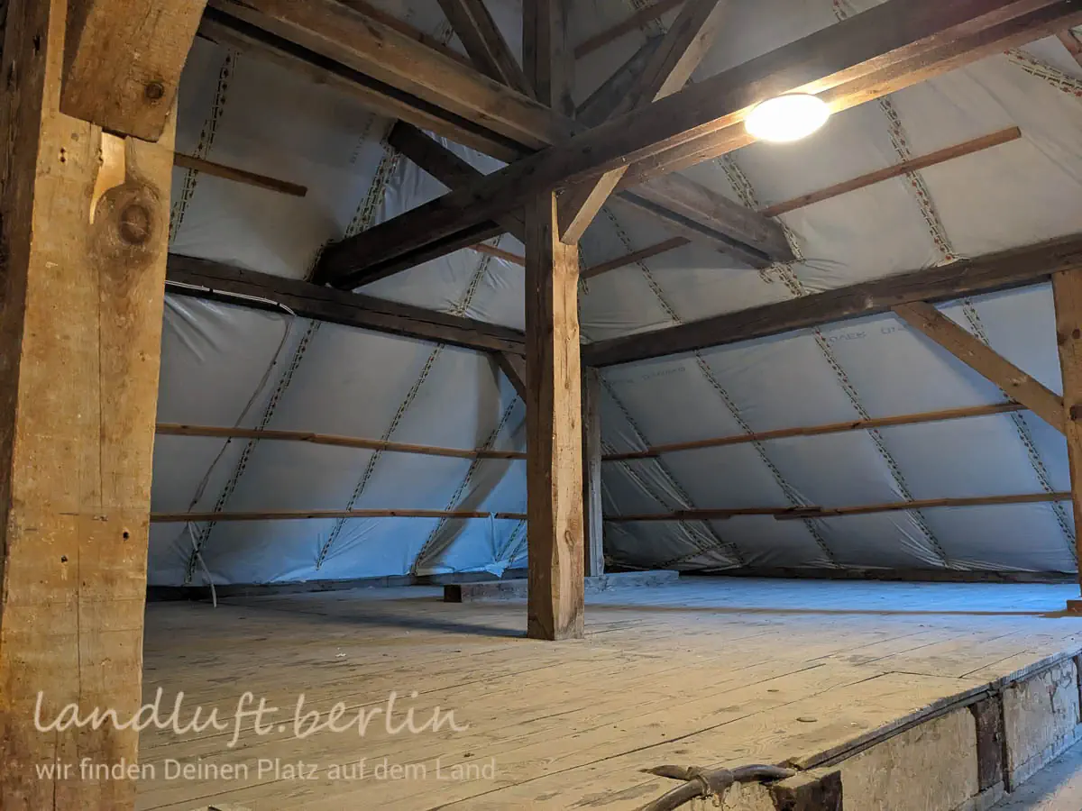 gedämmtes Dach mit Dampfsperre