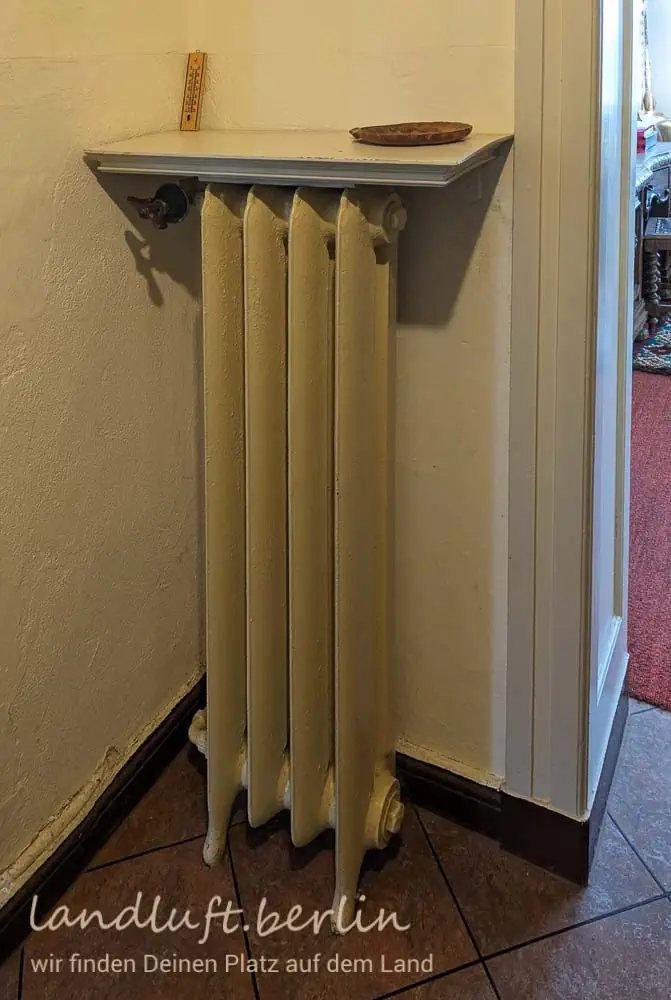kleiner Gußheizkörper